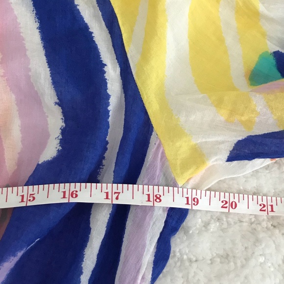 Aerie Colorful Peplum Boatneck Cotton Blou… - Picture 7 of 8